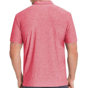 Polo de golf pour homme polo athlétique polyester spandex haute qualité léger grande taille polos pour homme - Product Image 6