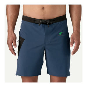 Solid Color Spandex/Polyester <b>Men</b> Casual <b>Shorts</b> Training Comfortable Custom Logo Eco-Friendly Quick Dry <b>Lightweight</b> Knee Length - Product Image 5