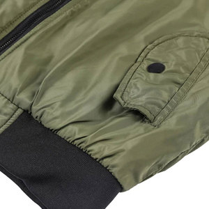 Pakistan Made Simple Design Bomber Winter <b>Jacket</b> For <b>Men</b> Featuring Full Zipper <b>Warm</b> And Casual Fit For All Day Wear - Product Image 4