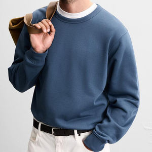 Otoño Invierno personalizado de alta calidad impreso sudadera transpirable hombres 380gsm algodón francés gota hombro sudadera hombres - Product Image 5