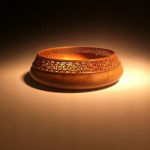 Cuenco con estilo para frutas secas, vajilla segura para el hogar y el hotel, Color marrón, con acabado de madera Natural y forma ovalada - Product Image 6