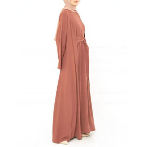 Abaya ชุดเดรสยาวสำหรับผู้หญิง,ป้ายชื่อส่วนตัวแบบกำหนดเองขายส่ง - Product Image 2