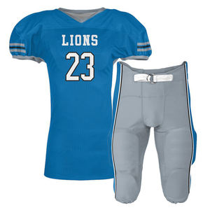 Ensemble d'uniformes de football américain comprenant un maillot qui évacue l'humidité et un pantalon rembourré robuste pour les joueurs de tous niveaux GLOVES - Product Image 4