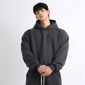 Sudadera con capucha de gran tamaño para hombre más vendida, moda de calle, ropa de invierno informal, recién llegado, ligero, liso, teñido, Digital - Product Image 5