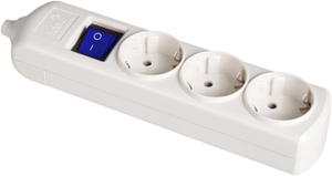 Multipresa bianca 3680W 3 prese senza fili 250V 16A (Solera 8003IL) - Product Image 1