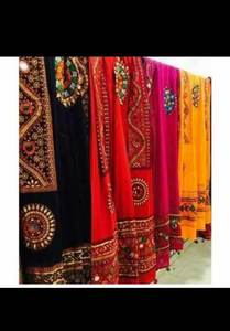 ผ้า Dupatta พิมพ์ลายสำหรับสตรี,ทำมือผ้าคอตตอนพิมพ์ลาย Dupatta - Product Image 2