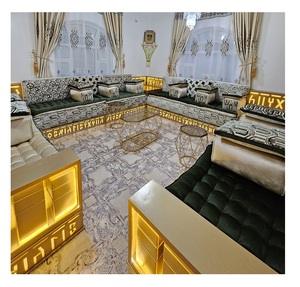<b>Arabic</b> Majlis majlis style <b>sofa</b> classic design Elegant living room set Luxury corner seating Space-saving design - Product Image 1