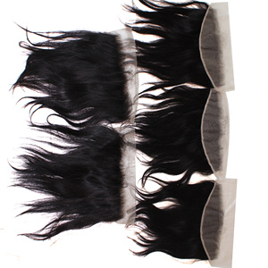 วิกผมด้านหน้าลูกไม้ความละเอียด13X6แบบสวยตามธรรมชาติ100% 3มัดพร้อมส่วนหน้าลูกไม้360 - Product Image 6