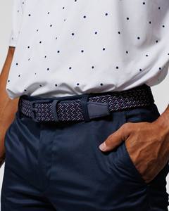Perfect Fit Subtle Style Golf <b>Belt</b> With Logo Metal Pin Buckle Durable Golf <b>Belts</b> <b>Men</b> Stretch <b>Woven</b> Fabrication Made in Vietnam - Product Image 5