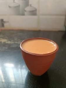 Tasse à thé en verre en terre cuite de 50 ml en gros, nouveau design moderne sans plomb et écologique pour une consommation saine, fabriqué en Inde - Product Image 2