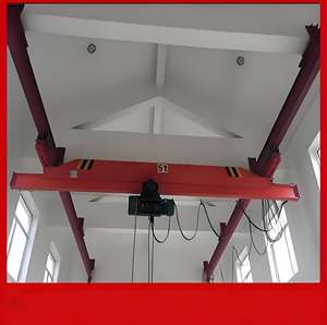 Pont roulant à poutre simple LX à utilisation optimale de l'espace, 1 tonne, 3 tonnes, 5 tonnes, 7 tonnes, 8 tonnes, 10 tonnes, pont roulant à passage sous le pont, 1000 kg - Product Image 3