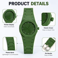 Montre à quartz d'inspiration scandinave, design épuré, bracelet tactile, style de vie jeune, emballage personnalisé pour partenaire de vente au détail