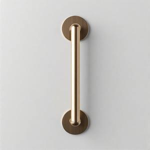 TitanTurn Estate Poignée à levier Imperial Elegance Poignée de porte en laiton massif avec finition or antique pour intérieurs haut de gamme - Product Image 2