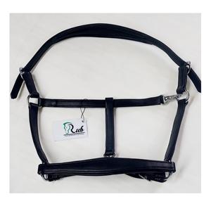 Luxueux cheval licou de haute qualité en cuir de Nylon entièrement souple avec chaîne en cristal clair raccords en laiton Design de luxe à la mode - Product Image 5