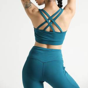 Conjunto de yoga sin costuras de alta calidad para mujer Conjunto de yoga HECHO DE LICRA de gran venta para mujer a precio barato - Product Image 2