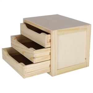 WELL HOME Commode à 3 tiroirs 39x30x29.5cm - Product Image 4