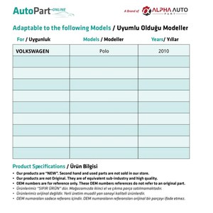 Juego de Reparación de Faros Delanteros Izquierdo y Derecho para Volkswagen Polo - Product Image 2