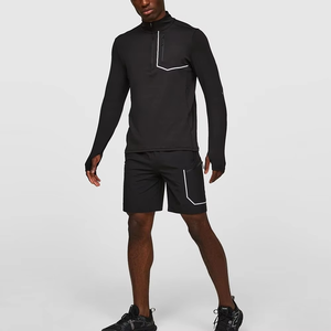 Pantalones cortos de gimnasio cómodos de secado rápido para hombres de alta calidad, pantalones cortos deportivos con bolsillo de correas, ropa de verano transpirable - Product Image 5