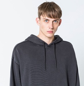 Sweatshirts oversize vintage unisexes avec logo personnalisé pour jeunes, sweats à capuche 100% coton, streetwear automne/hiver, mode hiver - Product Image 4