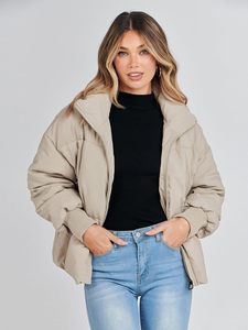 OEM Services High Quality <b>Women</b> Puffer <b>Jacket</b> New Design for Winter Custom Crop puffer <b>Jackets</b> <b>Women</b> - Product Image 4