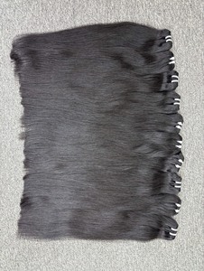 Extensiones de cabello liso sedoso Natural de cabello vietnamita crudo 100% vietnamita sin enredos sin desprendimiento para todos los colores y teñido - Product Image 4