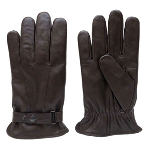 KADIA ถุงมือหนังแท้สำหรับผู้ชาย ระบายอากาศได้ดี สำหรับขับรถในฤดูหนาว หนังแกะแท้ รองรับหน้าจอสัมผัส - Product Image 1