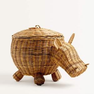 Cestas organizadoras de almacenamiento para bebés de diferentes diseños, cestas de ratán tejidas a mano, accesorios para la habitación infantil - Product Image 3