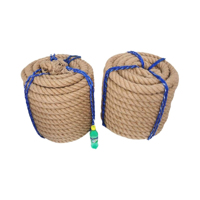 Kualitas Terbaik 100% Alami Ramah Lingkungan Anti-Bakteri Tali Jute Terpilin Merek Kustom Pabrik Langsung Bangladesh Kemasan CB