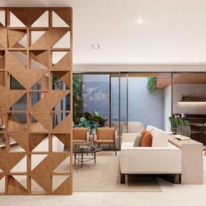 Cloison murale en bois de conception traditionnelle pour un intérieur de maison élégant avec des sculptures de qualité supérieure et des panneaux pliables - Product Image 1