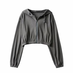 Sudadera con Capucha de Invierno para Mujer, Logotipo Frontal, Estilo Casual Urbano, 100% Algodón, Transpirable, de Secado Rápido, Manga Larga - Product Image 6