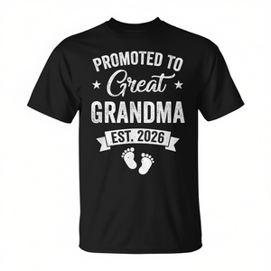 Nonna Nonna Est. Maglietta Divertente per Annuncio di Gravidanza 2026, Regalo Promozionale per Futura Mamma - Product Image 2
