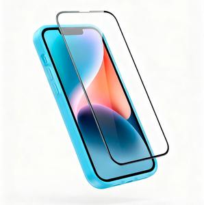 Coque magnétique pour chargement sans fil, protection d'écran en verre trempé 9D, couleurs variées, support de cadre d'appareil photo, design transparent, unisexe - Product Image 4
