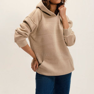 Sudadera con Capucha Holgada para Mujer, Diseño Moderno, Tela Ligera de Calidad, Precio al por Mayor, Ropa Casual Elegante - Product Image 2