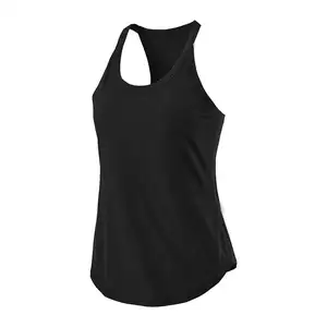 Wholesale Custom Logo Girl Sport Workout Gym Crop Top Tank Workout Lightweight Tank Top Singlet For Women