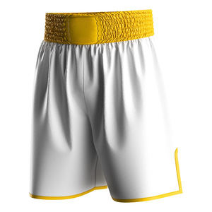 Shorts de boxe pour hommes de qualité supérieure, logo personnalisé, shorts d'arts martiaux confortables, plusieurs couleurs, vente en gros de vêtements de combat - Product Image 1
