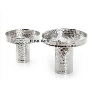 ลวดโลหะชุบทองเกรดสูงทำให้รอยัลดูงานแต่งงานและวิลล่าปาร์ตี้อาหารที่เสิร์ฟบนโต๊ะถาดโลหะ - Product Image 5