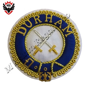 Insignia hecha a mano de manto templario de Caballero | Insignia de Cruz KT bordada a mano - Product Image 5