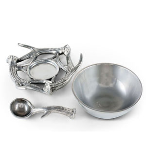 Bol de nourriture élégant en métal pour les mariages Ramadan et les occasions spéciales Design simple idéal pour la soupe de fruits secs et le chocolat - Product Image 6