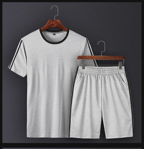 Ensemble de chemises et de shorts de sport pour hommes, automne, longueur genou, haute qualité, 2 en 1, polyester/coton - Product Image 3