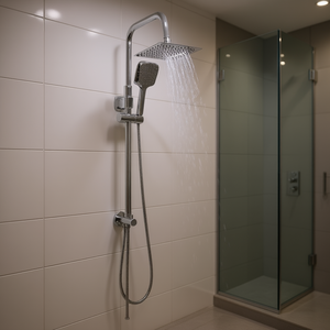 Columna de Ducha Cromada 3F Oasi 75-130cm Modelo SCACOL0094CR para Accesorios de Ducha Idro Bric 3F Oasi - Product Image 3