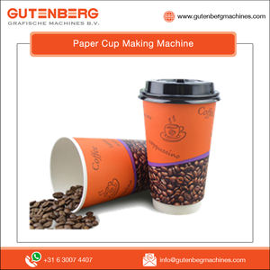 Máquina de fabricación o fabricación de vasos de papel, doble revestimiento de PE, 180-350gsm, tamaño de 4-22oz, automática, con 1 año de garantía - Product Image 4