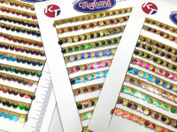 Ruban de dentelle métallique personnalisé 13 mm avec perles à sequins en polyester/coton pour couture DIY, coloris sur mesure pour sacs et vêtements