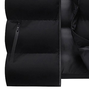 เสื้อกั๊กขนเป็ดสำหรับผู้ชายเสื้อแจ็คเก็ตแขนกุดกันลมกันน้ำมีสไตล์สำหรับใส่ให้ความอบอุ่นในฤดูใบไม้ร่วง - Product Image 4