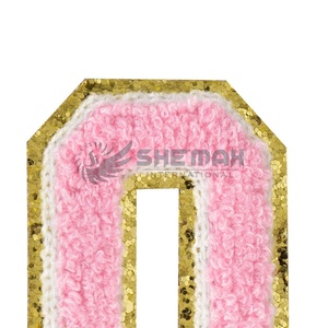 Nouveau Design broderie Chenille patchs transfert de chaleur imprimé sur vos vêtements vente chaude nouvelle arrivée Chenille broderie Patch - Product Image 5