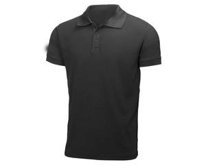 Vente en gros d'usine de t-shirt polo pour hommes à séchage rapide à manches courtes anti-rides solide brodé OEM personnalisable solide - Product Image 4