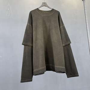 Sweat-shirt à capuche surdimensionné en molleton doublé, respirant, lourd, personnalisé, style streetwear anime Harajuku pour hommes - Product Image 2