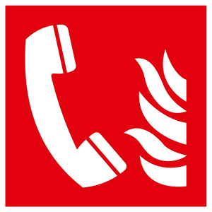 Segnale di Sicurezza Antincendio Fotoluminescente Telefono di Allerta Incendi - BS-SCHILD-200-9-NL - Product Image 2
