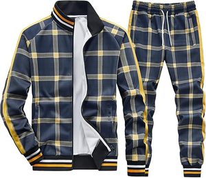 Top vente 100% coton vêtements de sport ensembles de survêtement hommes vestes et survêtement ensembles hiver à capuche imprimé col en gros - Product Image 6