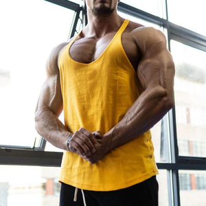 Séchage rapide personnalisé mèche Gym hommes entraînement débardeur hommes Yoga débardeur sans couture Gym débardeur pour hommes - Product Image 3