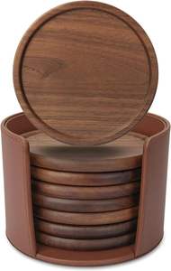 Dessous de verre vintage rond en zigzag avec coussin de table en bois et tapis de dîner petit déjeuner finition naturelle dessous de verre pour la maison et la décoration de table - Product Image 6